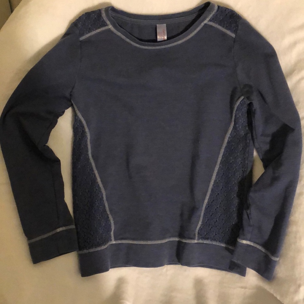 This is a cat and jack long sleeve pullover shirt
